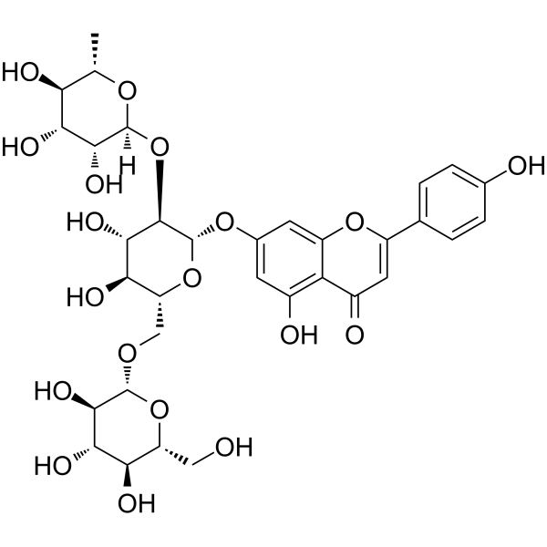 Apigenin-7-O-(2G-rhamnosyl)gentiobioside 174284-20-9